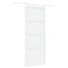 vidaXL Slankios durys 93 x 232 cm Apdirbta mediena Balta