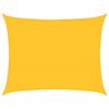 vidaXL Burė nuo saulės, geltonos spalvos, 6x8m, HDPE, 160g/m&sup2;