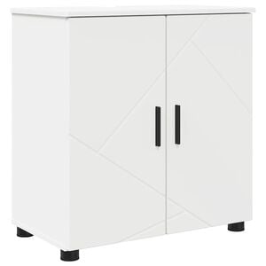 vidaXL Vonios spintelė Balta 61 x 35 x 64 cm Apdirbta mediena, Metalas