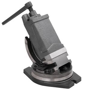 vidaXL Dviejų a&scaron;ių pakreipiamas spaustuvas, 100mm
