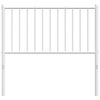 vidaXL Metalinis pakaitinis galvūgalis, baltos spalvos, 90cm
