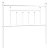 vidaXL Metalinis pakaitinis galvūgalis, baltos spalvos, 100cm