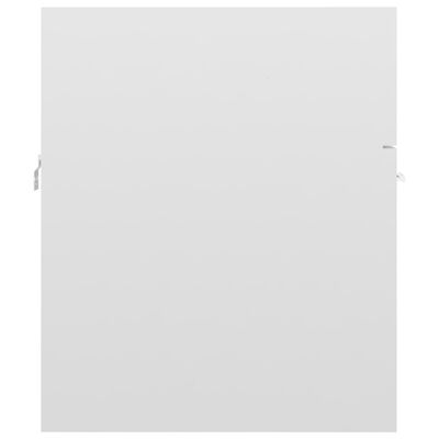 vidaXL Spintelė praustuvui, balta, 41x38,5x46cm, MDP, ypač blizgi