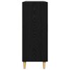 vidaXL Kabalas juoda ąžuolo 34 x 69.5 x 90 cm Apdirbta mediena
