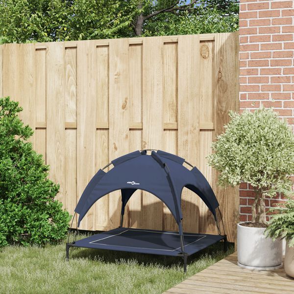 vidaXL Šuo Lova Jūrinė mėlyna 90 x 81 x 80,5 cm Plienas