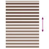 vidaXL zebrinės žaliuzės 165x230 cm audinio plotis 160,9cm poliesteris