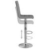 vidaXL Baro taburetė, &scaron;viesiai pilkos spalvos, audinys