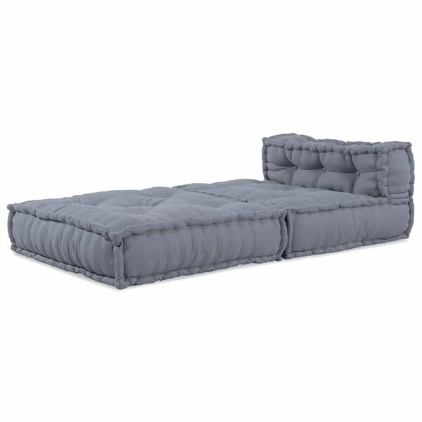 vidaXL Modulinė sofa Pilka 70 x 70 x 56 cm audinys