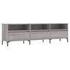 vidaXL Televizoriaus spintelė, pilka ąžuolo, 150x30x44,5cm, mediena