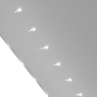 Sieninis Vonios Veidrodis su LED Apšvietimu 50 x 60 cm