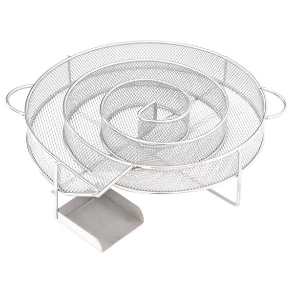 vidaXL &Scaron;alto rūkymo generatorius, apvalus 19,5 cm, plienas