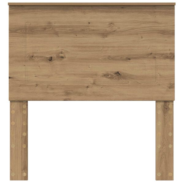 vidaXL Galvūgalis Amatininkų ąžuolas 75 cm Apdirbta mediena