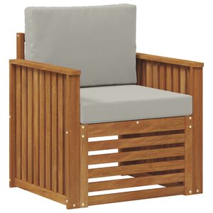 vidaXL Lauko sofos komplektas Tvirta akacijos mediena ir poliesteris