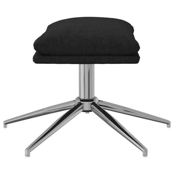 vidaXL Pakoja, juodos spalvos, 60x60x35cm, audinys