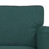 vidaXL Sofa 2 pcs Tamsiai žalia 144 x 80 x 85 cm audinys