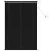 vidaXL Venecijos žaliuzės Juodas 150 x 100 cm 25 mm PVC
