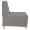 vidaXL Modulinis sofa vienetas be rankų 3 pcs Taupe 55 x 74 x 82 cm