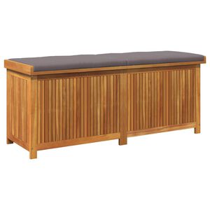 vidaXL Lauko dėžė pagalvėlėms, 150x50x60,5 cm, akacijos masyvas