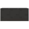 vidaXL Televizoriaus spintelė, juodos spalvos, 99x39x44cm, plienas
