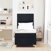 vidaXL Kiemas lova su čiužiniu su galvūgalio Juoda 80 x 200 cm audinys