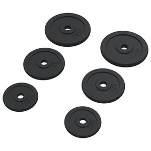 vidaXL Svoriai, 6vnt., 30kg, ketus