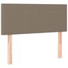 vidaXL Galvūgalis, taupe spalvos, 100x5x78/88cm, audinys