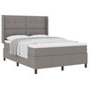 vidaXL Kiemas lova su pagalve su galvūgalio Taupe 190 x 140 cm audinys