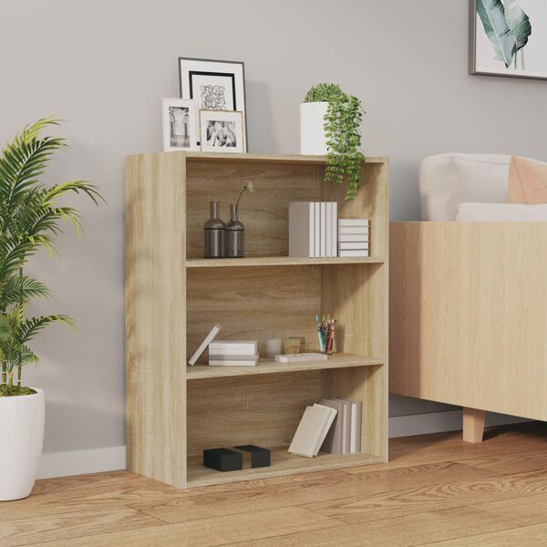 vidaXL Pakabinama sieninė spintelė, ąžuolo spalvos, 69,5x32,5x90cm