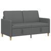 vidaXL Sofa su saugojimo vieta Tamsiai pilka 152 x 78 x 87 cm