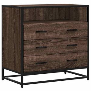 vidaXL Stalčių spintelė Rudas ąžuolas 70x41x70 cm Inžinerinė mediena