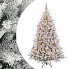vidaXL Dirbtinė Kalėdų eglutė su burbulais 180 cm 300 LED &Scaron;ilta balta