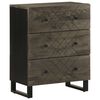 vidaXL indauja juoda 60x33x75 cm masyvo mango