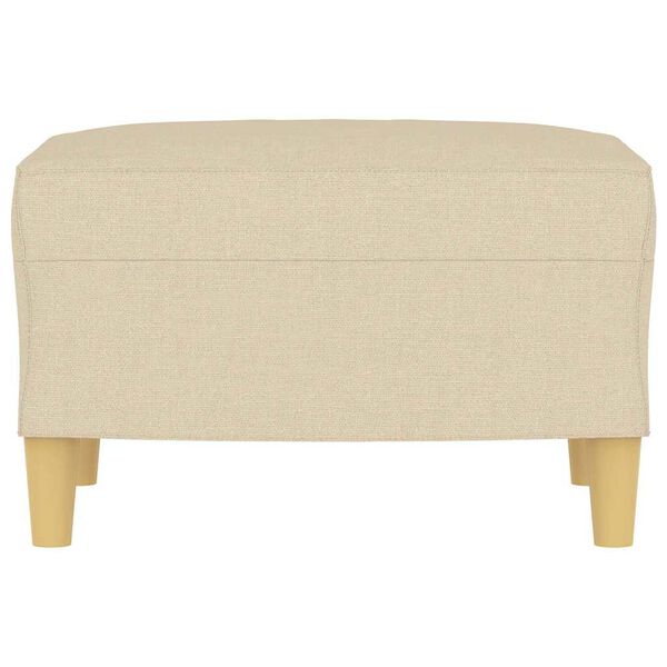 vidaXL Pakoja, kreminės spalvos, 60x50x41cm, audinys