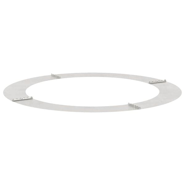 vidaXL tinkamas plok&scaron;čiam medžio žiedui Sidabro &Oslash;90 / 120 cm