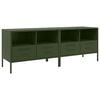 vidaXL TV spintelės, 2vnt., alyvuogių, 68x39x50,5cm, plienas