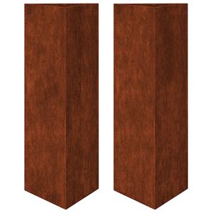 vidaXL Sodo loveliai 2vnt. 30x26x75cm oro sąlygoms atsparus trikampiai