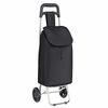 vidaXL Apsipirkimo vežimėlis Juoda 35 x 28 x 92 cm Oksfordo audinys