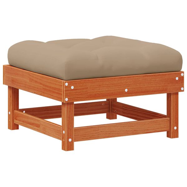 vidaXL Sodo kojų atrama Tvirtas pu&scaron;ies medis Va&scaron;ko Ruda