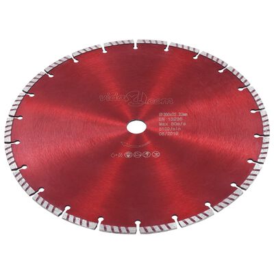 vidaXL Turbo deimantinis pjovimo diskas, plienas, 300mm