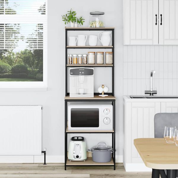 vidaXL Virtuvės lentyna Sonoma ąžuolas 60 x 40 x 168 cm