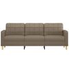 vidaXL Trivietė sofa, taupe spalvos, 180cm, audinys