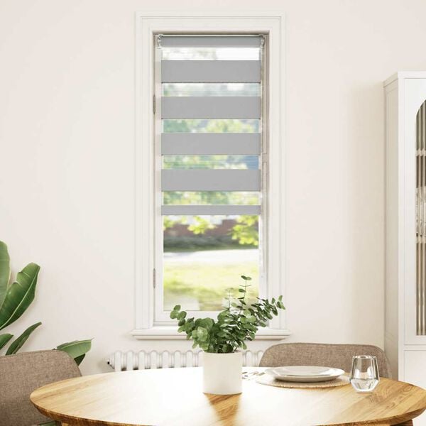 vidaXL zebrinės žaliuzės 50x100 cm audinio plotis 45,9 cm poliesteris