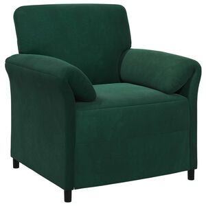 vidaXL 1 vietos sofa Tamsiai žalia 88 x 83 x 95 cm Aksomas