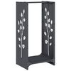 vidaXL Stovas malkoms, 40x30x80 cm, &scaron;altai valcuotas plienas