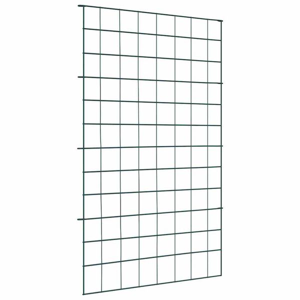 vidaXL Tvenkinio tvoros rinkinys 8 pcs Žalia 50 x 80 cm Plienas