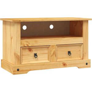 vidaXL TV spintelė, meksikinė pu&scaron;is, Corona stilius, 91x43x56 cm