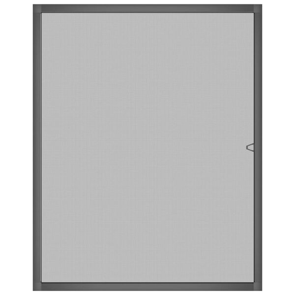 vidaXL Tinklelis nuo vabzdžių langams, antracito spalvos, 80x100cm