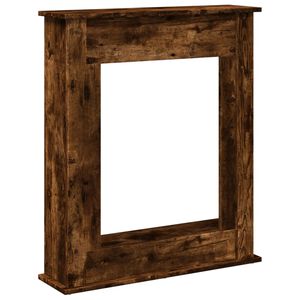 vidaXL Židinio apvadas, dūminis, 75x20x87,5cm, apdirbta mediena