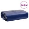 vidaXL Tentas, mėlynos spalvos, 3x4m, 650g/m&sup2;
