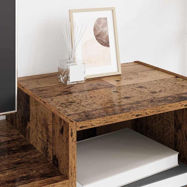 vidaXL Televizoriaus spintelė Senovinis medis 160 x 35 x 55 cm